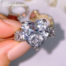 Load image into Gallery viewer, Mini Heart Sparkling Pink, Silver, and Gold Ring